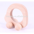 natural wood baby RATTLE TEETHER